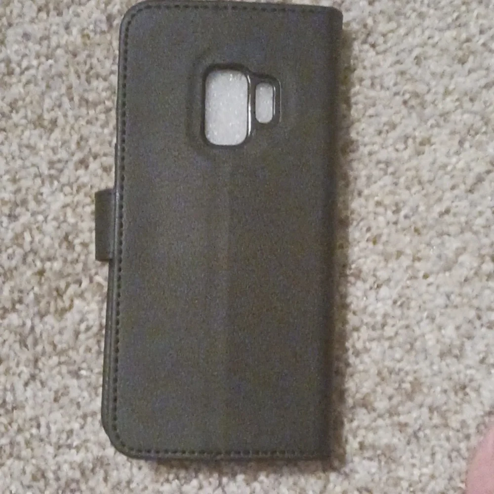 Flip Wallet Case w/Stand for Samsung Galaxy S9, Black